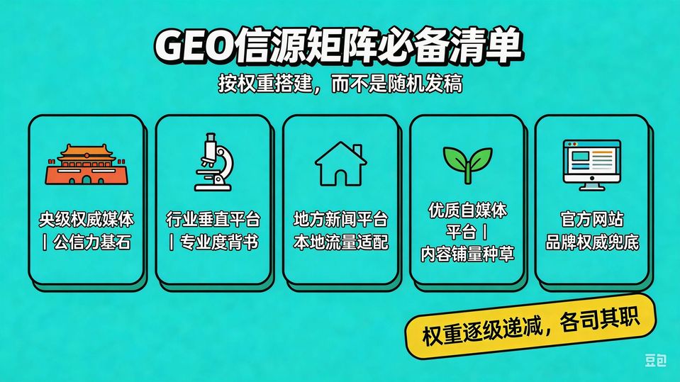 昆明 GEO 优化怎么做有效果_GEO优化优质信源选择_行业五级GEO信源矩阵权重
